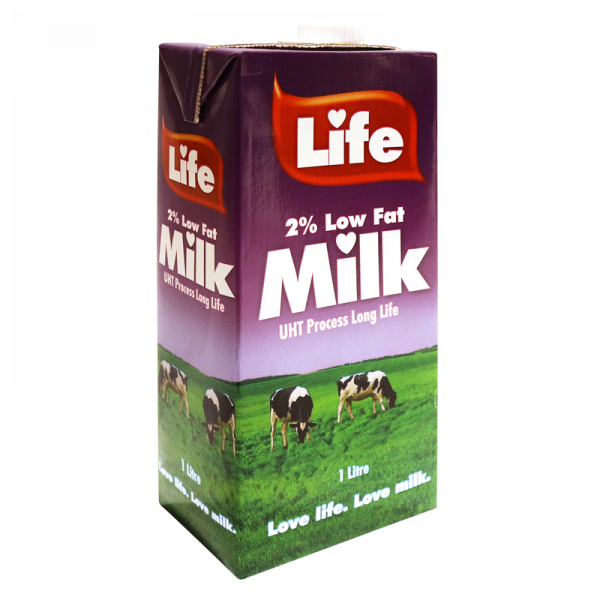 Life 2% Low Fat Milk 1 Litre