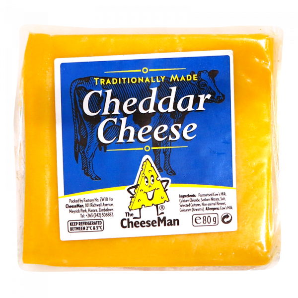 The CheeseMan Cheddar Cheese 80g