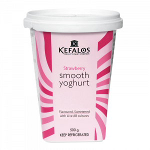 Kefalos Smooth Yoghurt Strawberry 500ml
