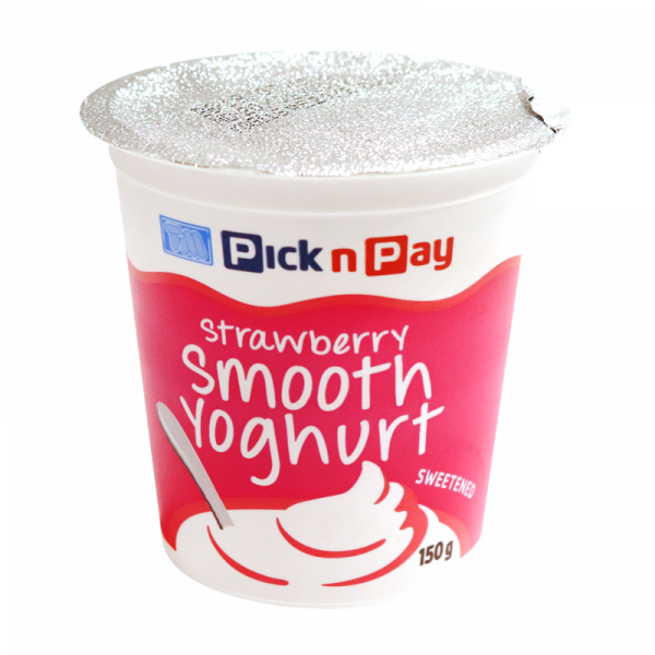 TM Pick n Pay Strawberry Smooth Yoghurt 150ml